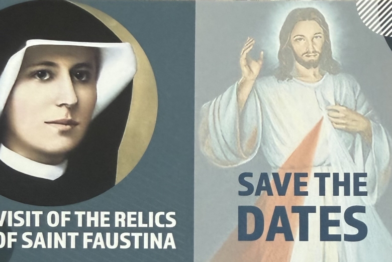 Relics of St. Faustina in Oakland, CA
