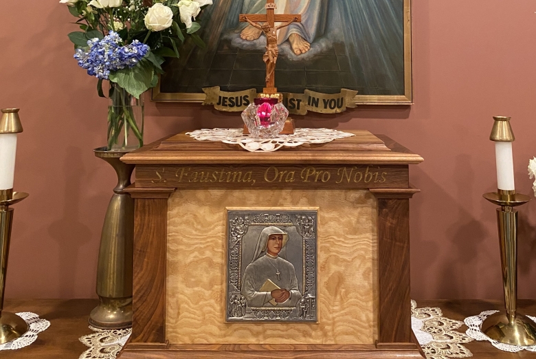 Relic of St. Faustina in Oakland, CA